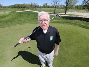 Tom Miller, 79, has been a member of Assiniboine Golf Club for 37 years. He is pictured here on May 18, 2017. (Winnipeg Sun/Postmedia Network)