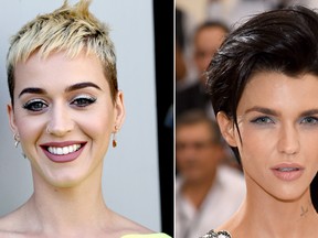 Katy Perry and Ruby Rose. (Getty Images)