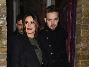 Cheryl Cole and Liam Payne attend the Fayre Of St James' charity Christmas concert on Nov. 29, 2016. (WENN.com)