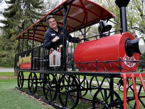John Riddell, manager of Storybook Gardens, is preparing a full opening of the local attraction this weekend. CHRIS MONTANINI\LONDONER\POSTMEDIA NETWORK