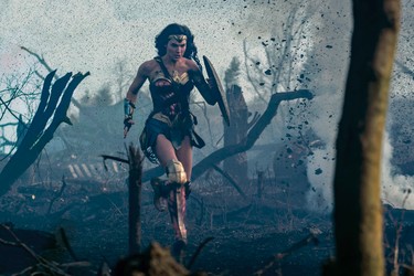 Gal Gadot as Diana in the action adventure "Wonder Woman," a Warner Bros. Pictures release. (Clay Enos/DC Comics)