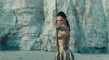 Gal Gadot as Diana in the action adventure "Wonder Woman," a Warner Bros. Pictures release. (Clay Enos/DC Comics)