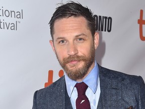 Actor Tom Hardy attends the "Legend" premiere during the 2015 Toronto International Film Festival at Roy Thomson Hall on September 12, 2015 in Toronto. (Photo by Alberto E. Rodriguez/Getty Images)