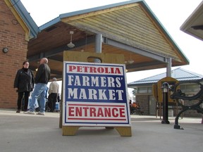 The Petrolia Farmers Market, next to the town's library, opened for the season Saturday. Seasonal farmers markets in Point Edward, Forest and Grand Bend are set to follow in the coming days.