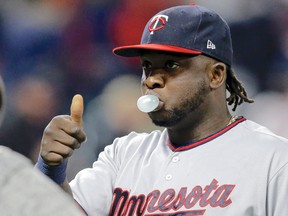 Twins 3B Miguel Sano is simply hitting the ball harder than last year and more frequently. (Tony Dejak, AP)