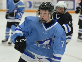 Photo supplied by Sutter family
Matthew Sutter took home two wins during his time playing for Alberta’s North Blue zone during the 2017 Prospects Cup.