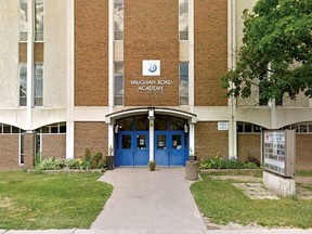 A view of Vaughan Road Academy. (GOOGLE STREETVIEW)