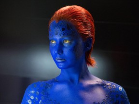 Jennifer Lawrence as Mystique in "X-Men: Days of Future Past." (Alan Markfield/Twentieth Century Fox/Marvel/AP Photo/Files)