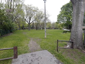 Lynndale Park in Scarborough, the site of an ombudsman's report on how the city handled a noise complaint with a company that had a permit to run a toddler's sports program. (Michael Peake/Toronto Sun)
