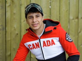 Abdul Fettah Al Masoud, a 19-year-old Syrian refugee from Edmonton, was chosen to be a youth ambassador for a Canada 150 sailing expedition. He is one of 33 young people selected for a trip (that includes 300 Canadians). He will ytravel from Nunavut to the NWT during his leg of the trip in September. (PHOTO BY LARRY WONG/POSTMEDIA)