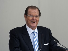 File photo of Roger Moore. (WILL OLIVER/AFP/Getty Images)