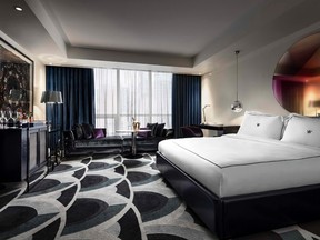 Bedrooms at the Bisha Hotel Toronto in downtown Toronto will have a sleek, stylish and urban feel. One of the hotel floors is being designed by rock star Lenny Kravitz. COURTESY THE BISHA