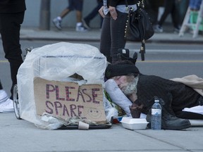 Homelessness is still a huge problem in Canada. Stan Behal/Postmedia