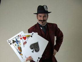 As the Amazing Corbin, St. Thomas resident Mike Fisher travels North America as a full-time magician. He’s onstage in the coming London Fringe Festival. (Contributed Photo)