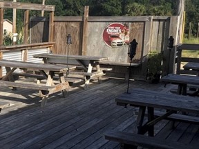 A view of Triple D's Landing's outdoor deck. (tripledslanding.com)