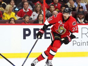 Senators' Chris Kelly has been keeping an eye on former teammate Mike Fisher and the Predators. (Jean Levac/Postmedia Network)