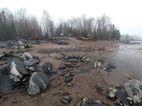 Water levels were low upstream from Ottawa during the spring flooding. RYAN PAULSEN / POSTMEDIA