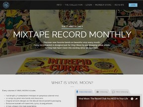 Vinyl Moon website: vinylmoon.co