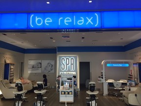 Be Relax Spa in Terminal B at Boston's Logan Airport (Twitter/@BeRelaxSpa)