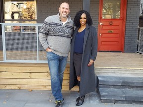 Carson Arthur was recently asked to do a front yard makeover for Cityline's Tracy Moore which entailed making it look more modern and expanding the porch.