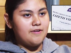 Seventh grader Lizeth Villanueva. (KHOU.com)