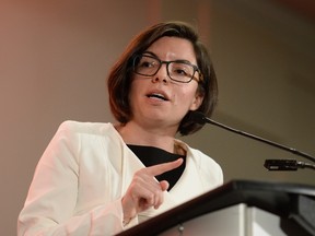 NDP MP Niki Ashton participates in the first debate of the federal NDP leadership race in Ottawa on March 12, 2017. (THE CANADIAN PRESS/Justin Tang)