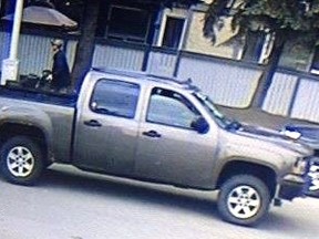 The Edmonton Police Service released images of a suspect vehicle involved in a pedestrian hit-and-run collision May 25, 2017 in Mill Woods that sent a 20-year-old male to hospital in critical condition. Photo supplied
