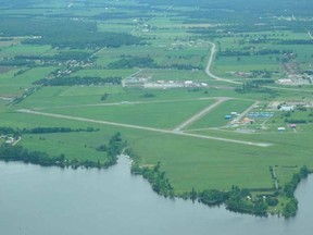 Aerial photo of Arnprior airport VIA NATIONAL CAPITAL FREENET