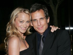 Actor Ben Stiller and wife actress Christine Taylor attend the Seventh Annual Project A.L.S. New York City Gala. Also known as Lou Gehrig's disease, ALS attacks the body's motor neurons, or nerve cells, and proves fatal within an average of two to five years. As motor neurons are destroyed, a person with ALS loses his or her ability to walk, speak, swallow and breathe. The Seventh Annual Project A.L.S was held at Cipriani's 42nd Street on October 4, 2004 in New York City. (Photo by Evan Agostini/Getty Images)