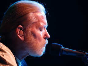 Greg Allman performs at the Joint at the Hard Rock Hotel and Casino in Catoosa, Oka., in May 2016. (Tom Gilbert/Tulsa World via AP)