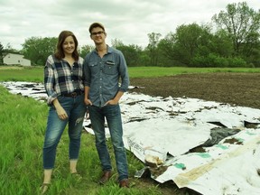 Heather and Graham Bracken are two of the directors of Urban Roots, London?s first non-profit organic urban farm, ready for its first planting near Highbury and Hamilton roads in London. (Jane Sims/The London Free Press)