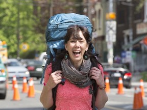 Melanie Vogel is gearing up for the monstrous cross-Canada journey on May 31, 2017. (Stan Behal/Toronto Sun)