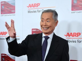 Actor George Takei arrives for the 16th Annual AARP Movies for Grownups Awards on February 6, 2017 in Beverly Hills, California. (FREDERIC J. BROWN/AFP/Getty Images)