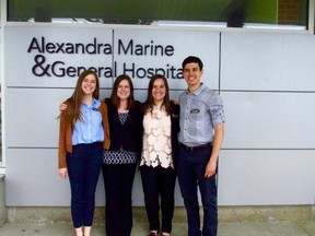 Four medical students spent last week at AMGH in Goderich for Discovery Week.