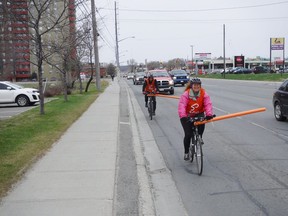 The second Pool Noodle Ride hosted by the Sudbury Cyclists Union starts at 6 p.m. at Science North on Thursday. (Photo supplied)