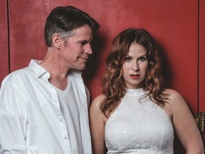 Martin Dockery (left) and former Londoner Vanessa Quesnelle, co-founders of Concrete Drops Theatre, are bringing their play Love Is A Battlefield to the London Fringe Festival this year. (Photo submitted)