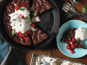 Grilled Strawberry brownie. (Image courtesy of Foodland Ontario)