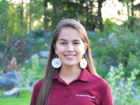 Hannah Morningstar will be taking a split-ash basket she made to Ottawa next month where she will be representing Ontario at the Imagine a Canada contest put on by the Truth and Reconciliation Commission. Supplied photo