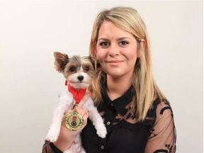 Leo saved owner Brittany Cosgrove from fire in December 2016 and is getting inducted into Purina Hall of Fame.