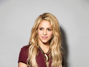 In this May 16, 2017 photo, Colombian performer Shakira poses for a portrait in New York to promote her 11th album “El Dorado”. (Photo by Victoria WIll/Invision/AP)
