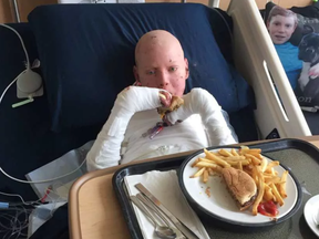 Jonathan Pitre has started to eat again. TINA BOILEAU / -