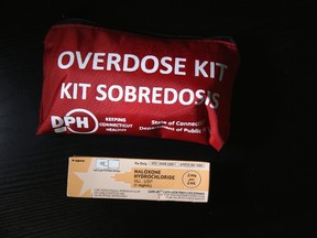 A box of the opioid antidote naloxone. (Getty Images)