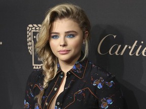 Chloe Grace Moretz apologized Wednesday after promotional materials for her upcoming animated film "Red Shoes and the 7 Dwarfs" was accused of body shaming women. (Greg Allen/Invision/AP/Files)