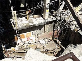 Algo Centre Mall roof collapse. File Photo