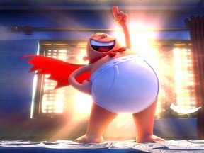 Captain Underpants, voiced by Ed Helms, in "Captain Underpants: The FIrst Epic Movie." MUST CREDIT: DreamWorks Animation
DreamWorks Animation, DreamWorks Animation