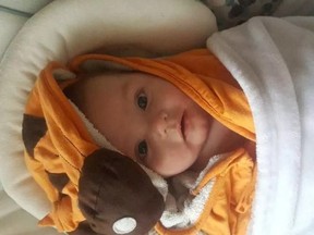 Six-month old Baby Jarock was found dead at a north Edmonton home on May 28, 2017. SUPPLIED