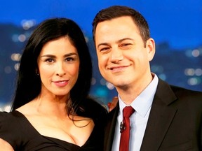 Sarah Silverman and Jimmy Kimmel.