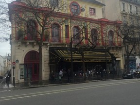 Bataclan theatre where 89 were killed and nearly 200 injured in pictured in this undated photo. (Lorne Gunter/Postmedia Network)