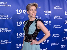 Scarlett Johansson attends the Planned Parenthood 100th Anniversary Gala at Pier 36 on May 2, 2017 in New York City. (Photo by Andrew Toth/Getty Images)