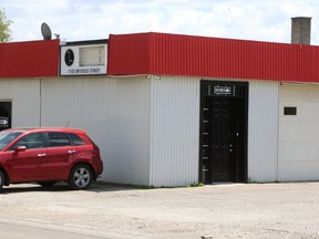 The former headquarters for the Outlaws motorcycle gang was located on Brydges Street. (Free Press file photo)